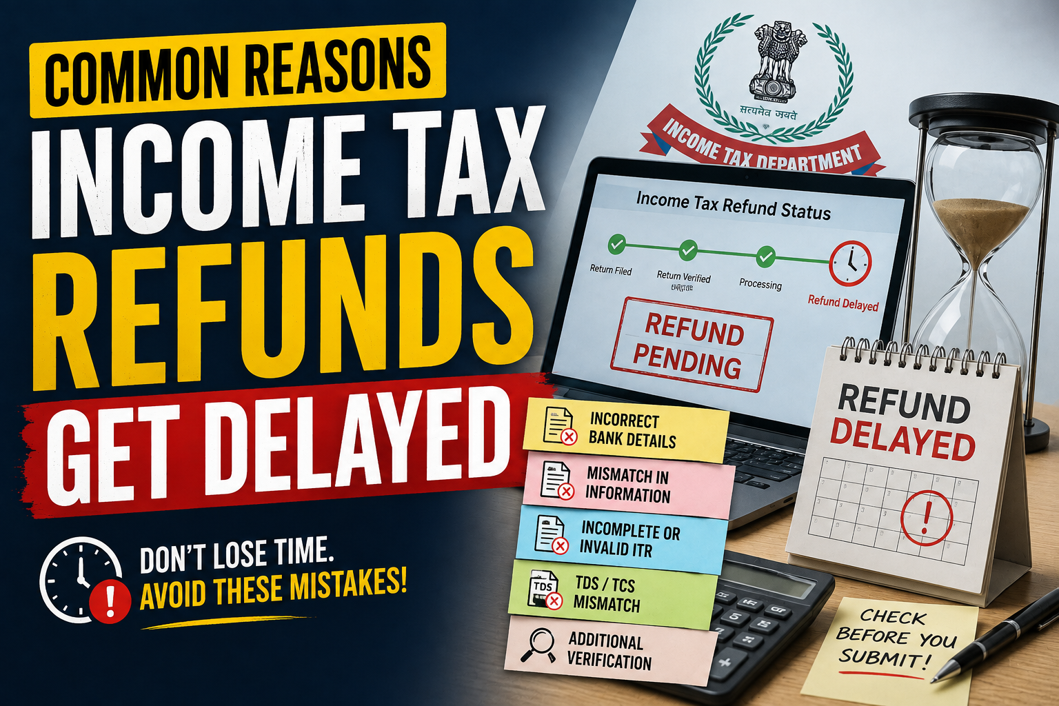 Common Reasons Income Tax Refunds Get Delayed